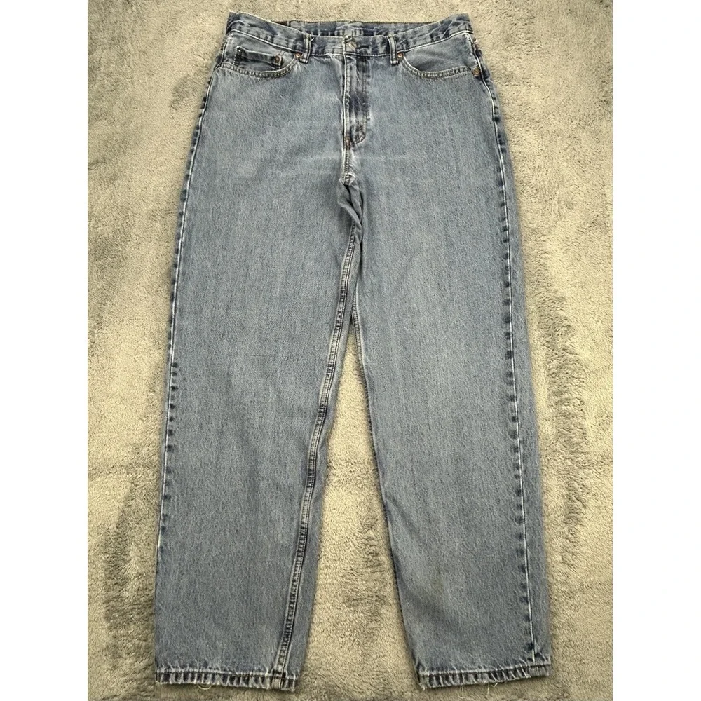 Levis‎ 560 Men Blue Denim Baggy Relaxed Comfort Fit Jeans 36x34 (34x31 actual)